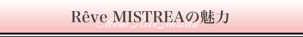 Rêve MISTREAの魅力